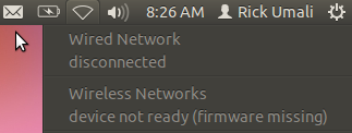 Picture of Wireless Firmware Not Available on Ubuntu